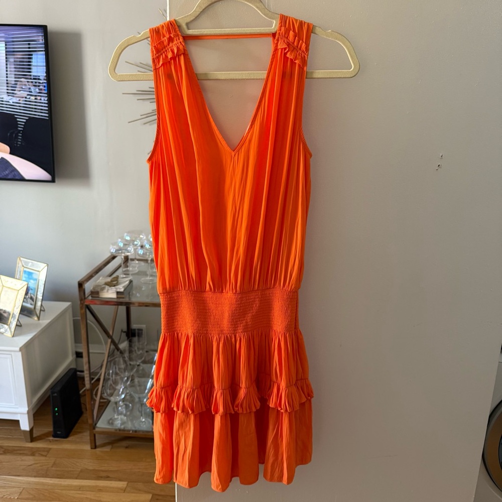 Ramy Brook Orange Sleeveless Dress